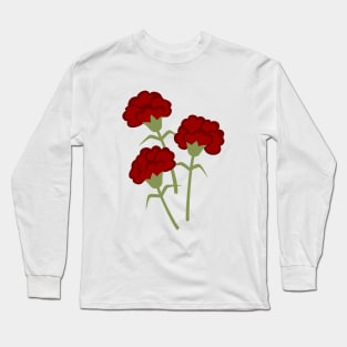Carnations Long Sleeve T-Shirt